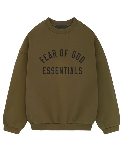 Essentials Fleece Crewneck - olive Fear of God | 192BT246264FOLIVE